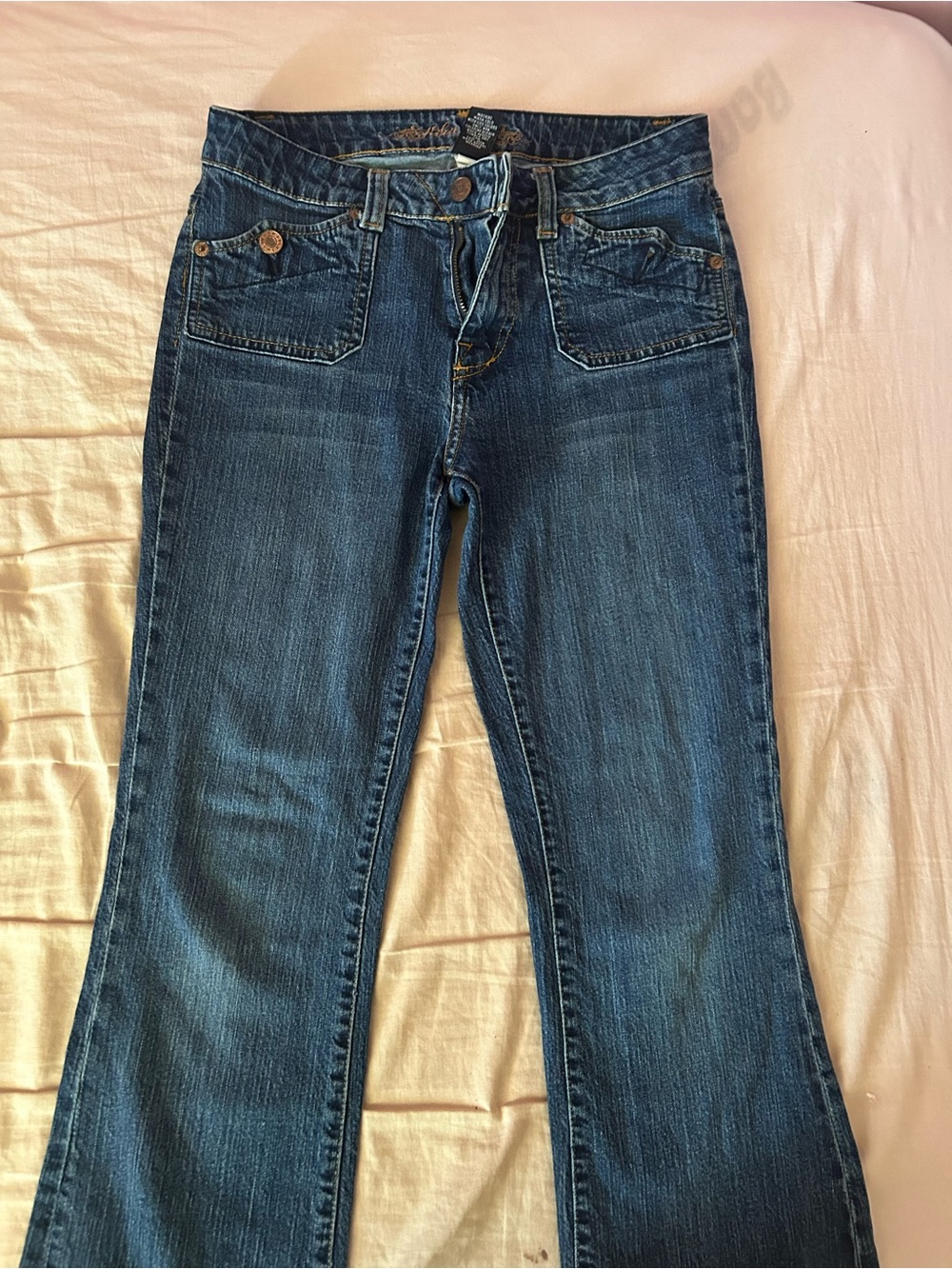 Y2K 2000 Low Rise Blue Jeans